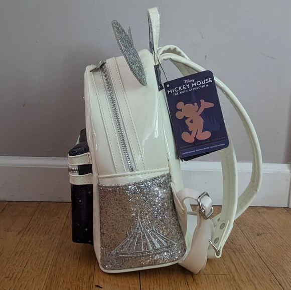 Loungefly Disney Space Mountain Mickey Mouse Main Attraction Backpack BNWT - Picture 3 of 11
